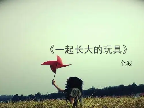 鄂教版语文七上第1课《一起长大的玩具》ppt课件2