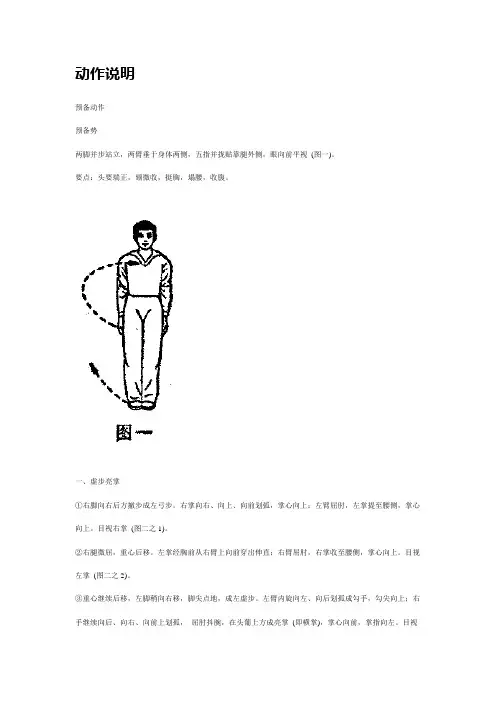 长拳分解动作