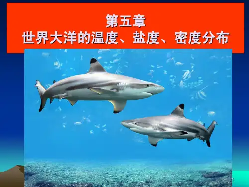 第五章 世界大洋的温度、盐度和密度分布1