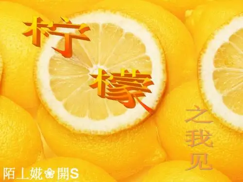 化学与生活之柠檬