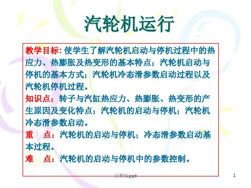 《汽轮机运行》PPT课件