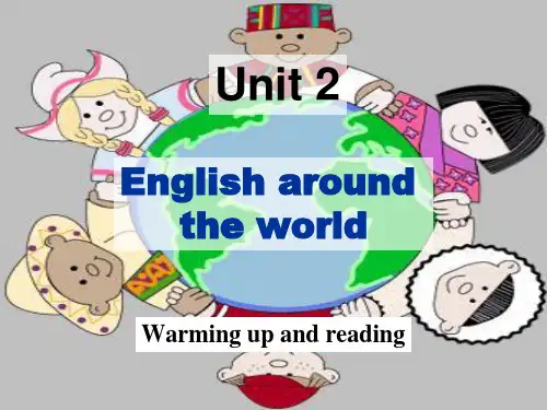 Unit2 Reading The Road to Modern English人教新课标必修一