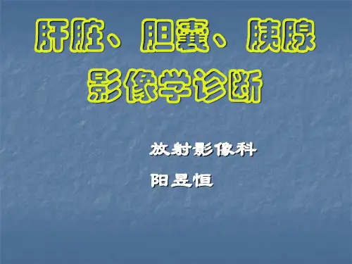 4、胆囊和胰腺