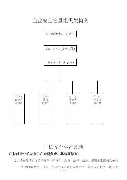 企业安全管里组织架构图6