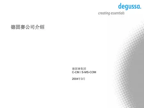德固赛公司介绍