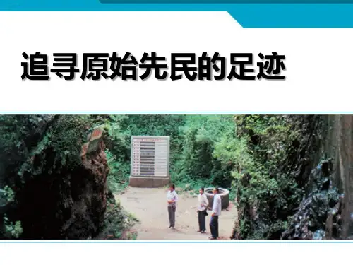 《追寻原始先民的足迹》文明探源PPT-完美版