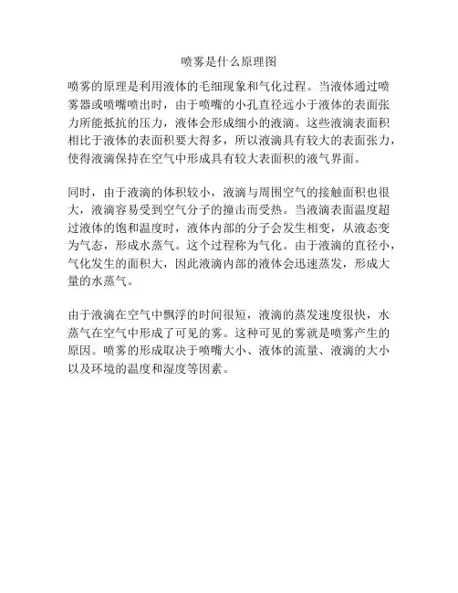 喷雾是什么原理图