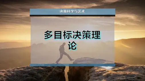 多目标决策理论
