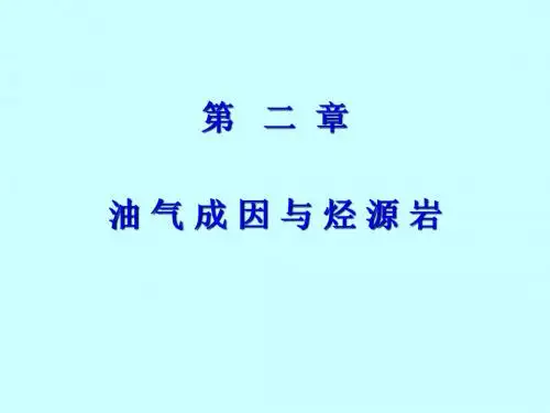 第2章 油气成因(已改)