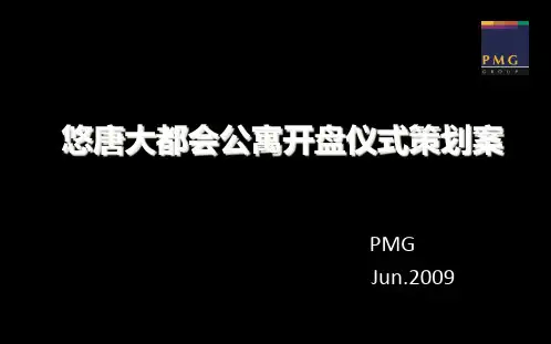 悠唐大都会公寓开盘仪式的的策划案-精选文档
