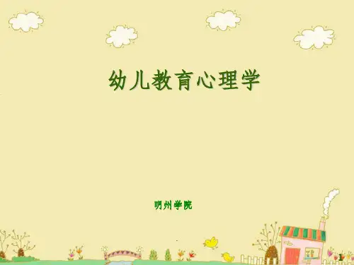 幼儿教育心理学第12章-幼儿园教育活动的评价ppt课件