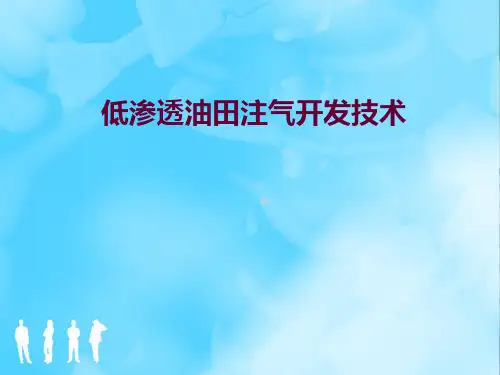低渗透油田注汽开发技术