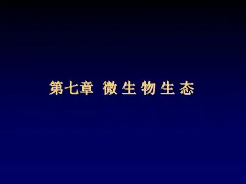 第七章生态系统 共88页PPT资料