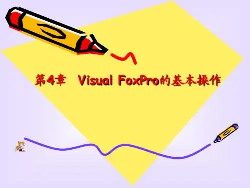第4章+VFP的基本操作