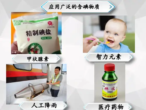 沪科版化学高一上册-2.3  海水资源的开发利用之海水提碘 课件 