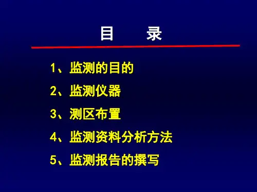 巷道矿压监测