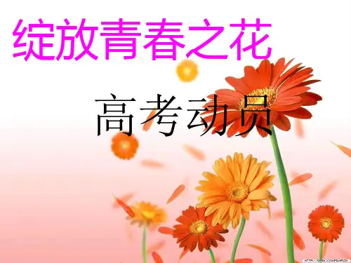 高考动员班会--畅想我的大学PPT课件