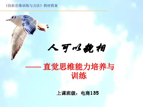 人可貌相——直觉思维的培养与训练
