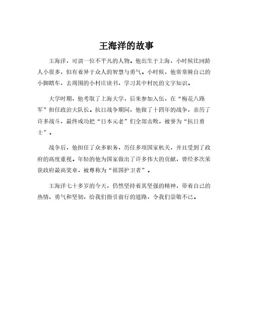 王海洋的故事