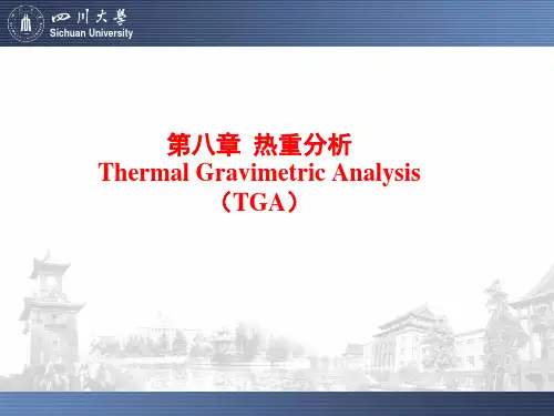 第8章 TG DTG DTA DSC