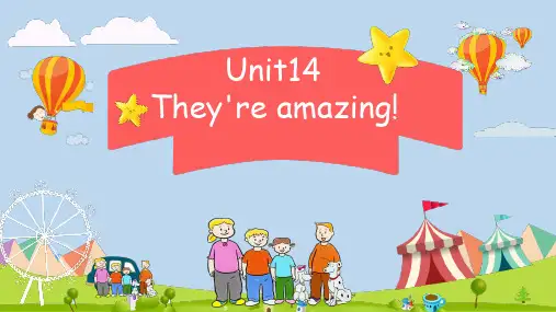 新概念英语青少版StarterB Unit14 They're amazing课件Lesson1 