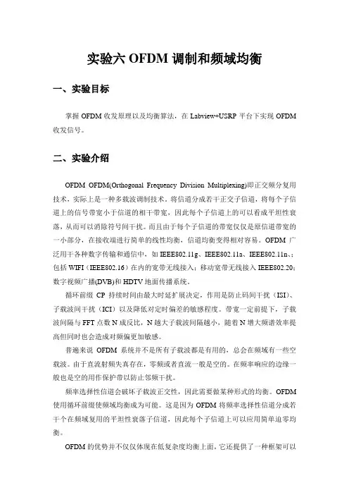 OFDM实验指导书