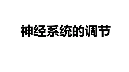 2023届高三生物一轮复习课件第25讲神经调节