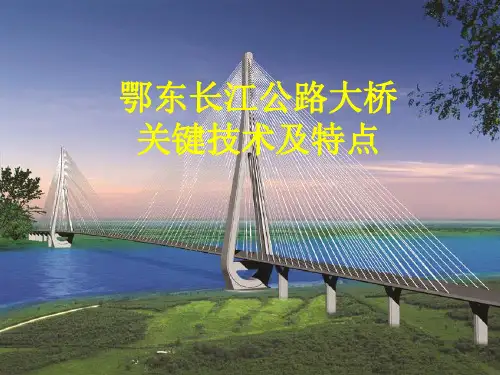 鄂东长江公路大桥关键技术及特点