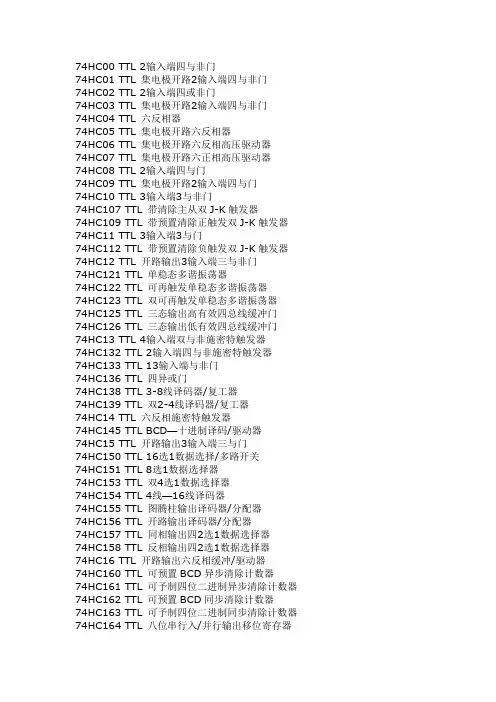 74H系列