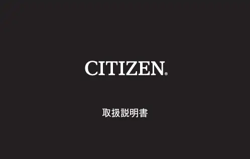 西铁城H10_系列说明书