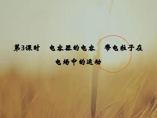 2018版浙江省高考物理课件：第6章 静电场 第3课时