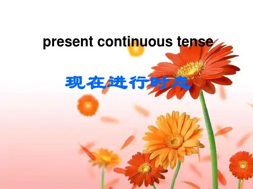 现在进行时PPT课件