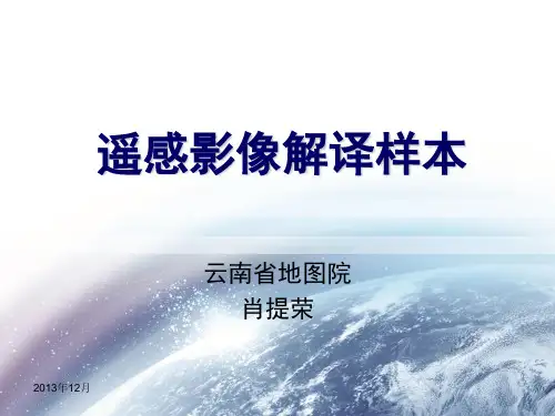 遥感影像解译样本