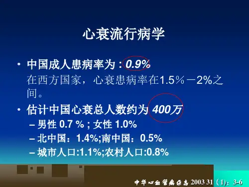 2018年心力衰竭患者心脏再同步治疗及猝死的预防CRT_ICD适应证-课件,幻灯,PPT-文档资料