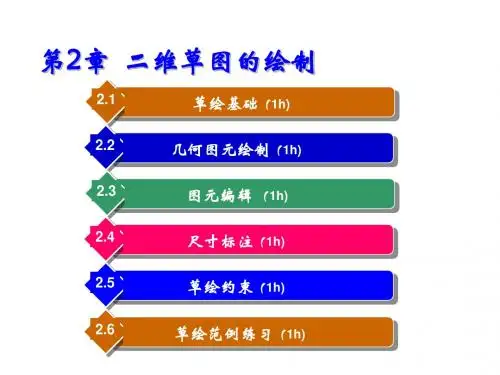 Pro-ENGINEER Widfire 3.0实用教程第2章  二维草图的绘制