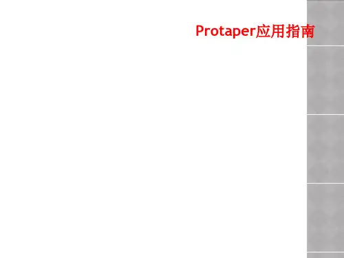 Protaper应用指南