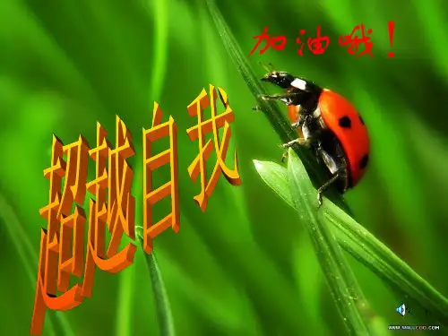 超越自我ppt课件