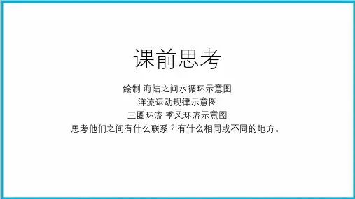 新湘教版必修一4.3海-气相互作用(22张)
