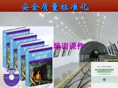 煤矿安全质量标准化培训课件