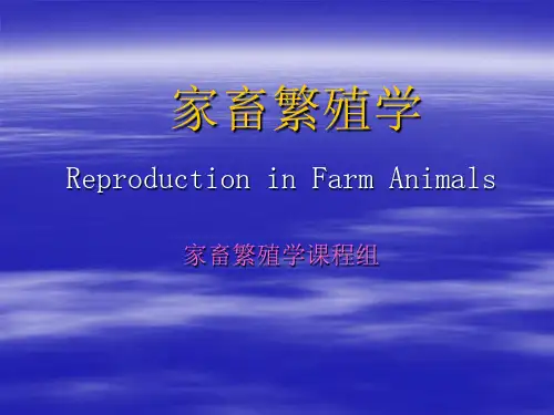 《家畜繁殖学》PPT课件