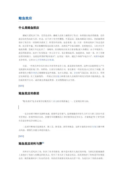 鲶鱼效应（附案例分析）