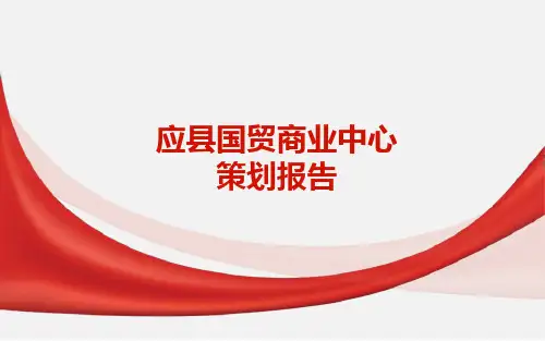 应县国贸商业中心策划报告