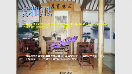 阿长与山海经完整PPT课件