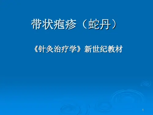 带状疱疹(蛇丹)PPT课件