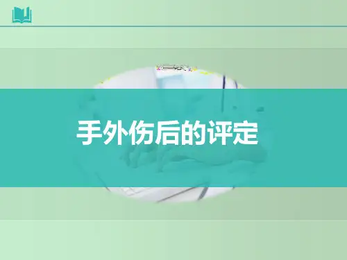 手外伤后的评定 教学PPT课件