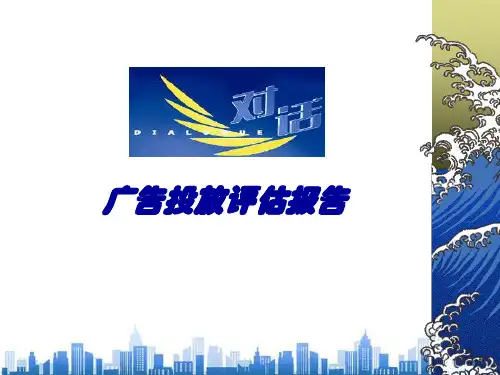 广告投放评估报告样本(ppt 16页)PPT学习课件