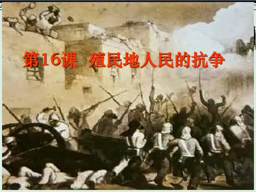 《殖民地人民的抗争》殖民扩张与殖民地人民的抗争7PPT演示课件