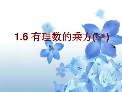 有理数的乘方(1)
