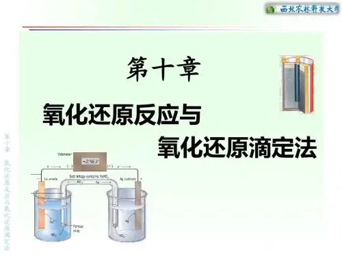 PU 第10章 氧化还原反应与氧化还原滴定法