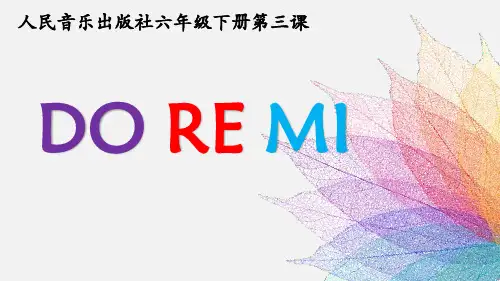 《DO RE MI》精品课件